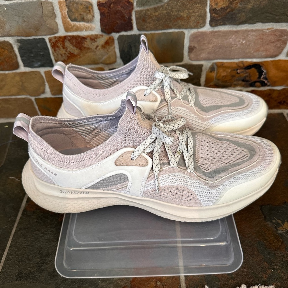 Cole Haan grand 360 Women's mauve  Pink and White Sneakers